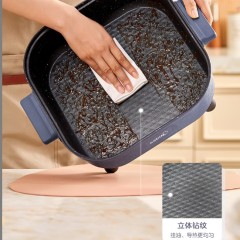 美的电火锅家用大容量多功能不粘锅电热煮锅电炒锅HGE303002大功率速沸