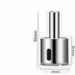 deli得力DH-BKK080-W1玻璃瓷砖开孔器8mm