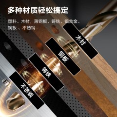 deli得力DH-MH117080G直柄麻花钻