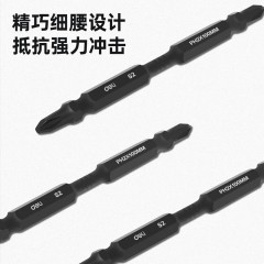 deli得力DL252202抗冲击双头旋具头