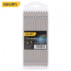 deli得力DL252150耐磨型6.3mm双头旋具头