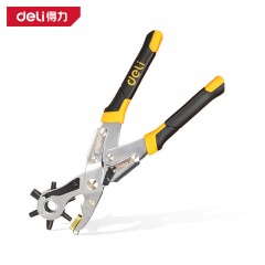 deli得力DL1919C光柄打孔钳9寸6圆孔(银)