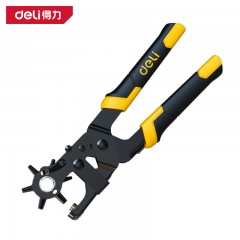 deli得力DL1919C光柄打孔钳9寸6圆孔(银)