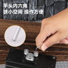 deli得力DL3099G工业级特长平头内六角9件套镜面镀铬