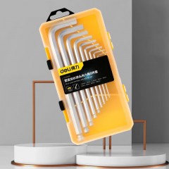 deli得力DL3093中长球头内六角9件套1.5-10mm