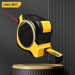 deli得力DL4172激光测距钢卷尺5+40m