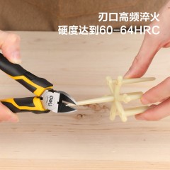 deli得力DL0306A水口钳6寸塑柄