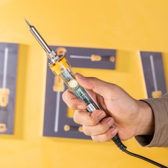 deli得力DL5071内热式调温电烙铁60W尖头