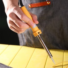 deli得力DL8840外热式恒温电烙铁40W尖头