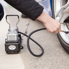 deli得力DL8060充气泵120W有线数显式双30缸传统型